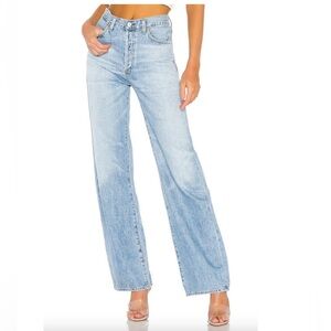 Citizens Of Humanity Sky Blue Wide Leg Jeans